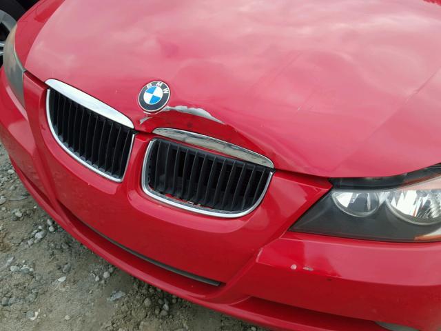WBAVB17546NK35677 - 2006 BMW 325 I AUTO RED photo 9