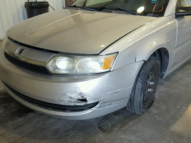 1G8AG52F04Z206929 - 2004 SATURN ION LEVEL GOLD photo 9