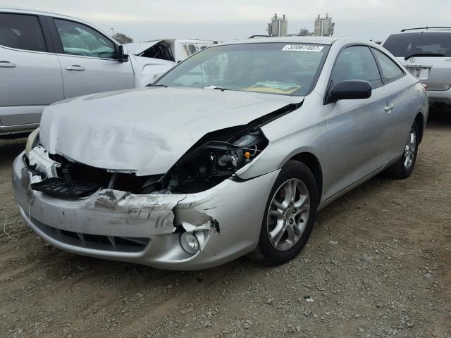 4T1CE38P46U649136 - 2006 TOYOTA CAMRY SOLA SILVER photo 2