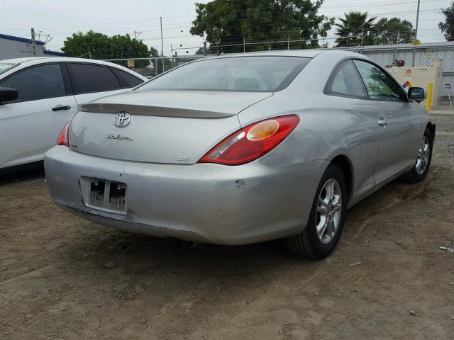 4T1CE38P46U649136 - 2006 TOYOTA CAMRY SOLA SILVER photo 4