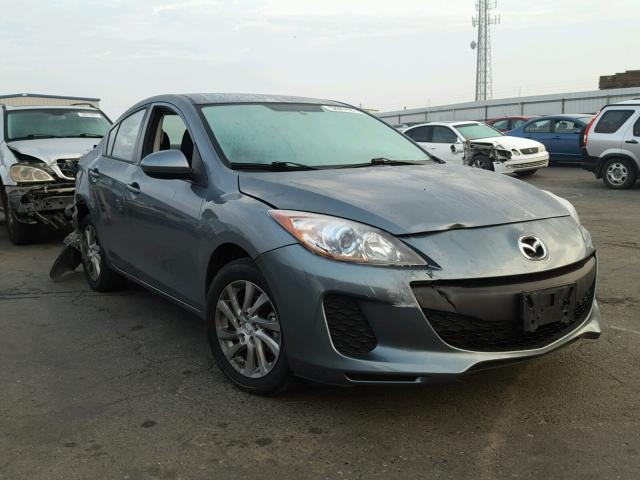 JM1BL1V88C1685805 - 2012 MAZDA 3 I GRAY photo 1