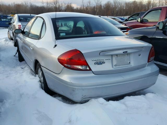 1FAFP56U57A171155 - 2007 FORD TAURUS SEL SILVER photo 3