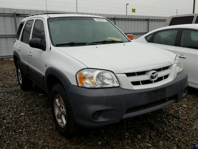 4F2YZ02Z86KM30618 - 2006 MAZDA TRIBUTE I WHITE photo 1