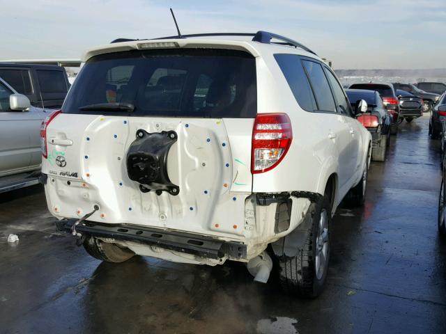 JTMYF4DV8A5024453 - 2010 TOYOTA RAV4 LIMIT WHITE photo 4