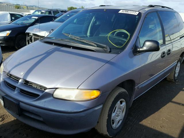 2B4GP25R2VR386010 - 1997 DODGE CARAVAN GRAY photo 2