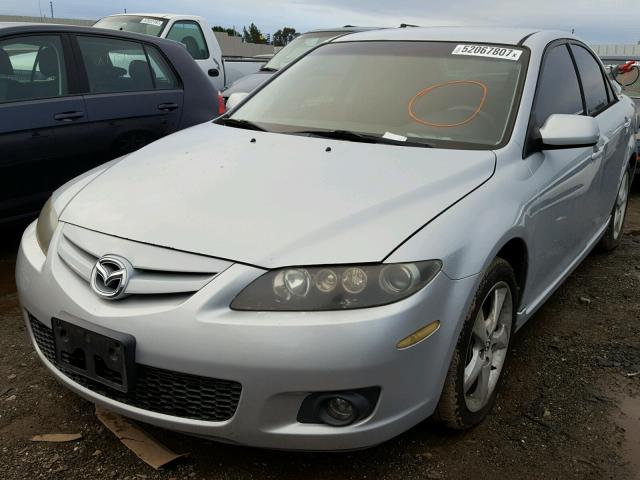 1YVHP80C665M23453 - 2006 MAZDA 6 I SILVER photo 2