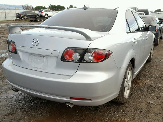 1YVHP80C665M23453 - 2006 MAZDA 6 I SILVER photo 4