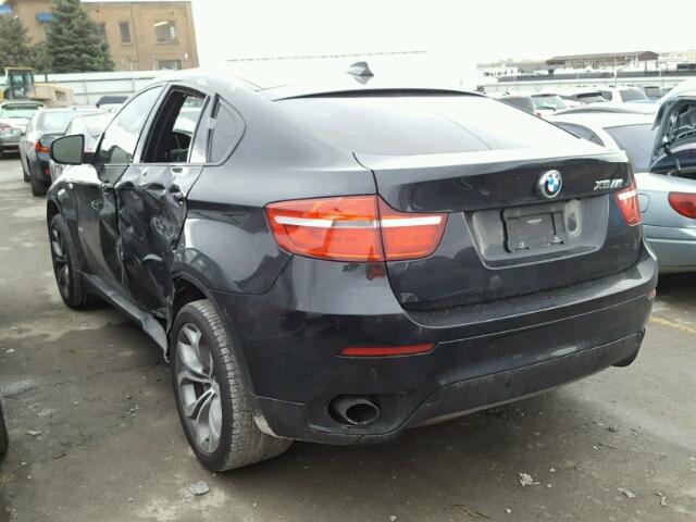 5UXFG2C51DL786385 - 2013 BMW X6 XDRIVE3 BLACK photo 3