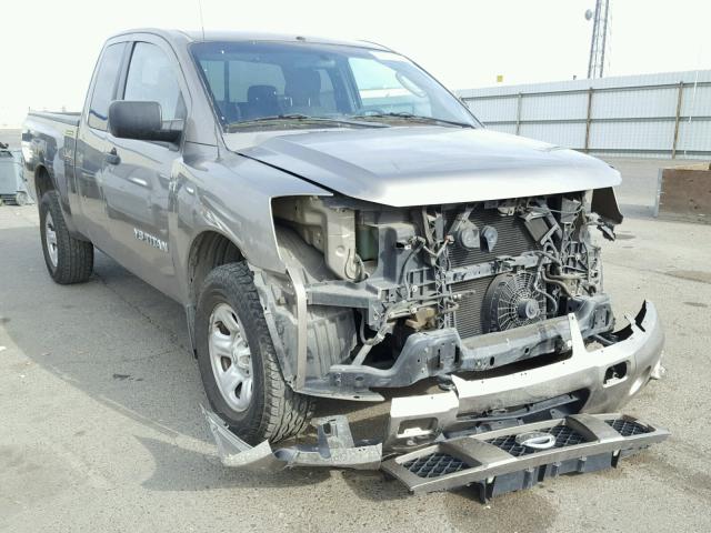 1N6AA06B37N230295 - 2007 NISSAN TITAN XE BROWN photo 1