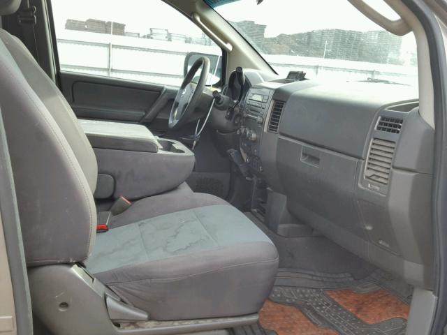 1N6AA06B37N230295 - 2007 NISSAN TITAN XE BROWN photo 5