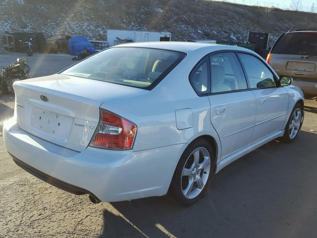 4S3BL616077213621 - 2007 SUBARU LEGACY 2.5 WHITE photo 4