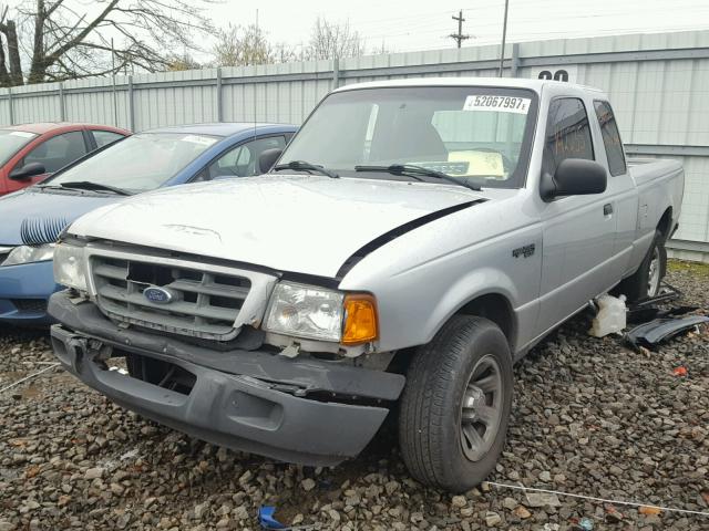 1FTYR14V03PA75054 - 2003 FORD RANGER SUP SILVER photo 2