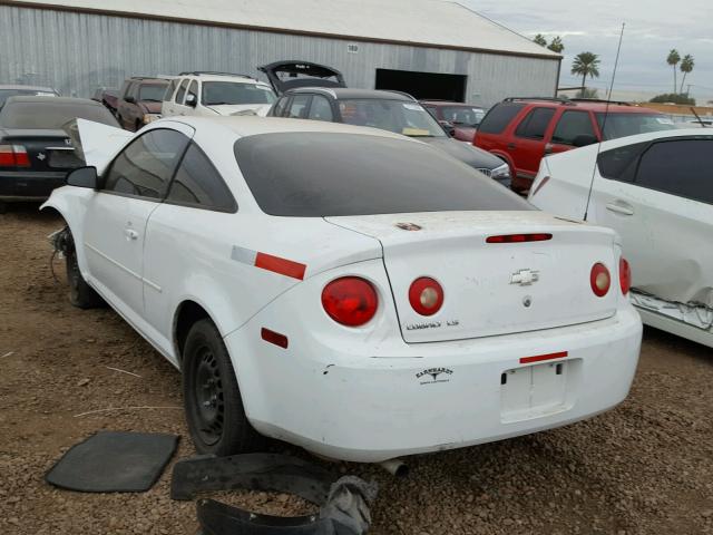 1G1AK15F467678650 - 2006 CHEVROLET COBALT LS WHITE photo 3