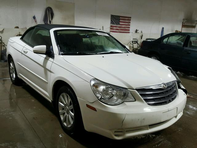 1C3BC5ED2AN127916 - 2010 CHRYSLER SEBRING TO WHITE photo 1