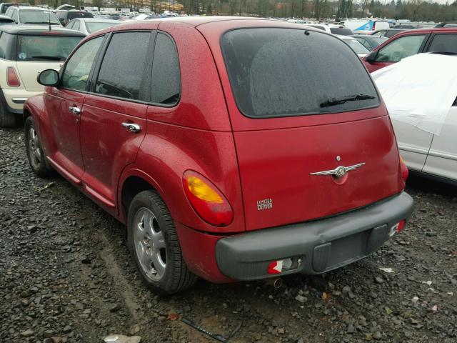 3C8FY4BB91T523643 - 2001 CHRYSLER PT CRUISER RED photo 3