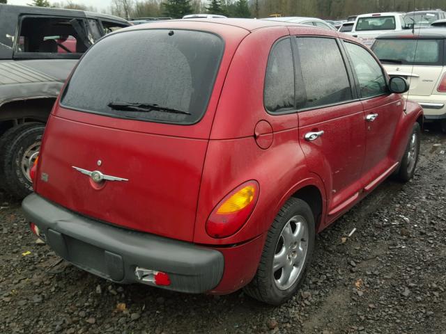 3C8FY4BB91T523643 - 2001 CHRYSLER PT CRUISER RED photo 4