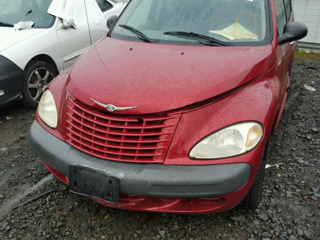 3C8FY4BB91T523643 - 2001 CHRYSLER PT CRUISER RED photo 9