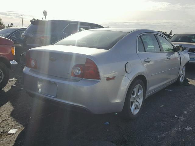 1G1ZG57B89F211974 - 2009 CHEVROLET MALIBU LS 银色 照片 4