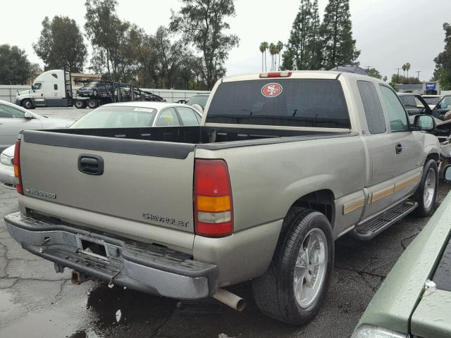 1GCEC19T71Z136879 - 2001 CHEVROLET SILVERADO TAN photo 4