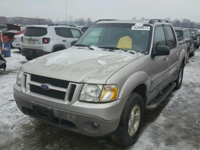 1FMZU77E32UD17056 - 2002 FORD EXPLORER S TAN photo 2