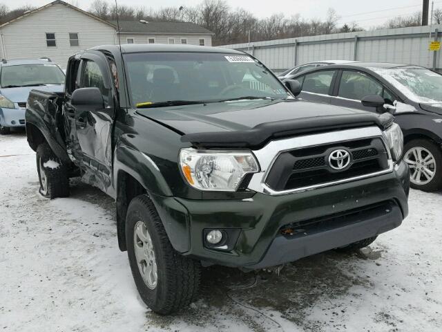 3TMLU4EN7DM103822 - 2013 TOYOTA TACOMA DOU GREEN photo 1