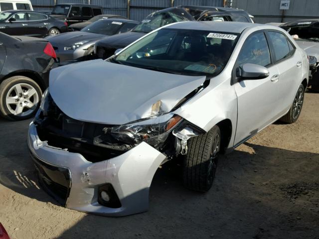 5YFBURHE2GP430016 - 2016 TOYOTA COROLLA L SILVER photo 2