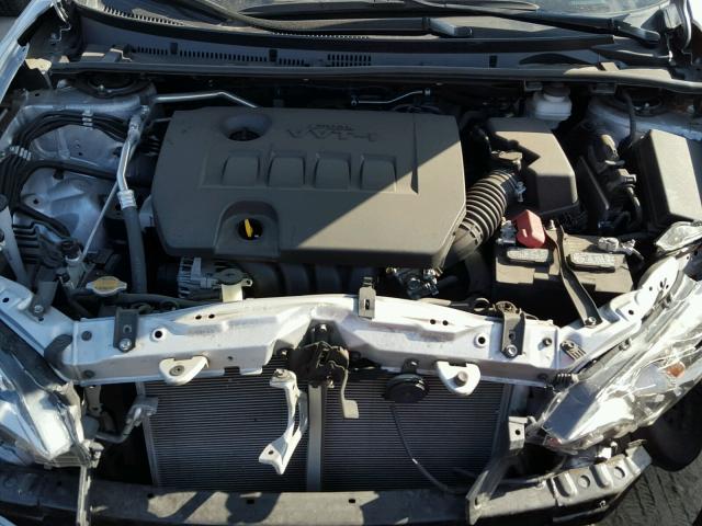 5YFBURHE2GP430016 - 2016 TOYOTA COROLLA L SILVER photo 7