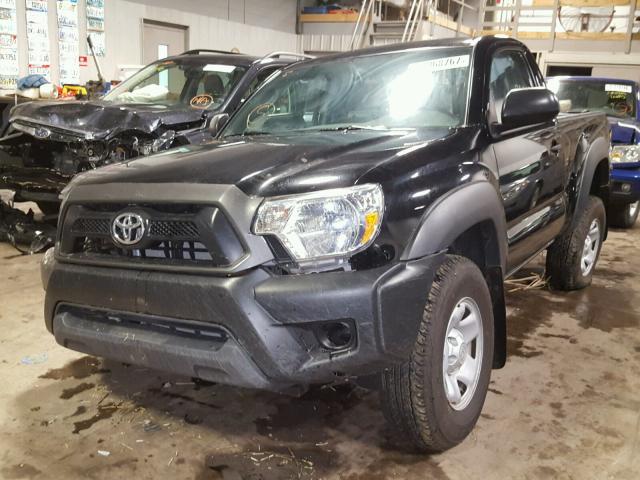 5TFPX4ENXEX020485 - 2014 TOYOTA TACOMA BLACK photo 2