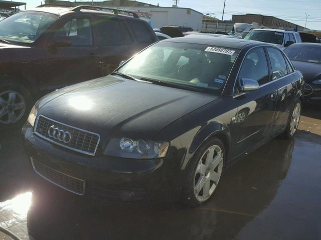 WAUPL68E55A061447 - 2005 AUDI S4 BLACK photo 2