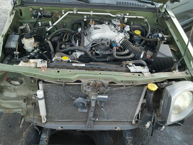 5N1ED28YX4C624730 - 2004 NISSAN XTERRA XE GREEN photo 7