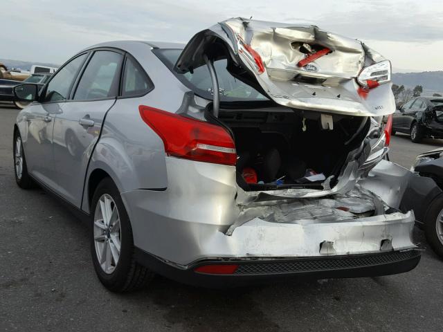 1FADP3F24FL256839 - 2015 FORD FOCUS SE SILVER photo 3