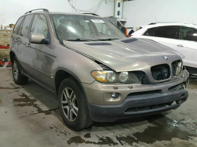 5UXFA13586LY36245 - 2006 BMW X5 3.0I TAN photo 1