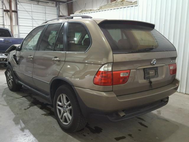 5UXFA13586LY36245 - 2006 BMW X5 3.0I TAN photo 3