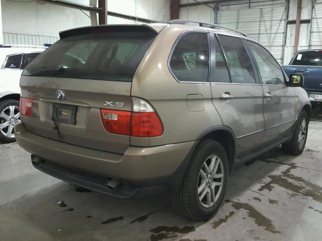 5UXFA13586LY36245 - 2006 BMW X5 3.0I TAN photo 4