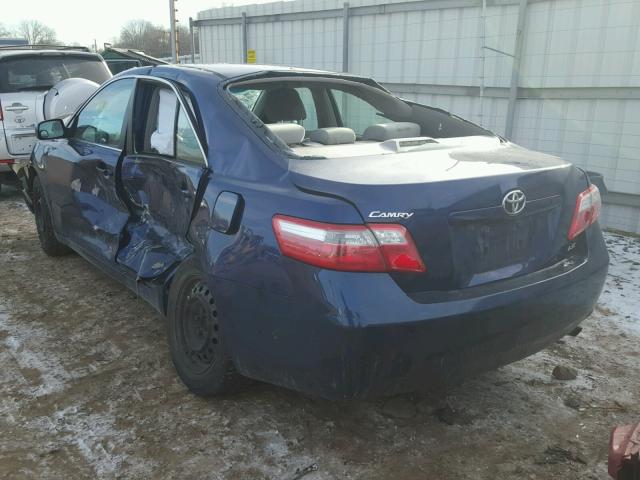 4T1BE46KX9U284054 - 2009 TOYOTA CAMRY BASE BLUE photo 3