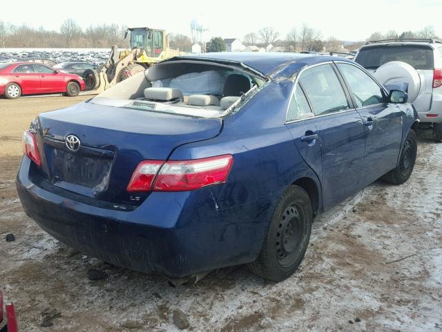 4T1BE46KX9U284054 - 2009 TOYOTA CAMRY BASE BLUE photo 4