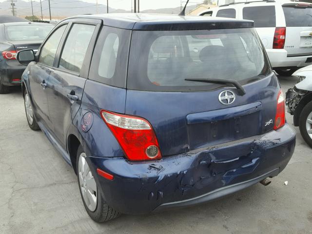 JTKKT624265010570 - 2006 TOYOTA SCION XA BLUE photo 3