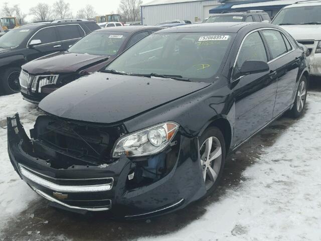 1G1ZJ57B69F126746 - 2009 CHEVROLET MALIBU 2LT BLACK photo 2