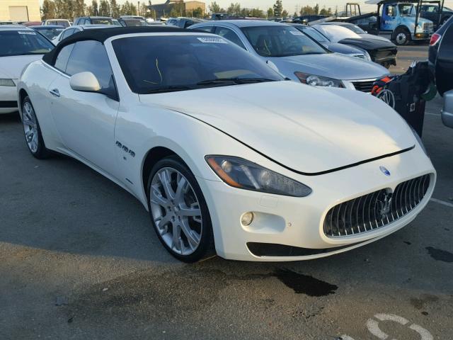 ZAM45MMA3E0117264 - 2014 MASERATI GRANTURISM WHITE photo 1