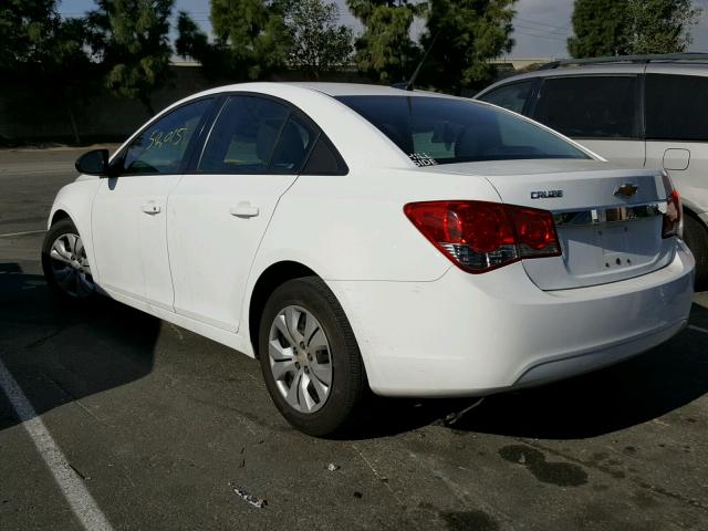 1G1PA5SG2E7388004 - 2014 CHEVROLET CRUZE LS WHITE photo 3