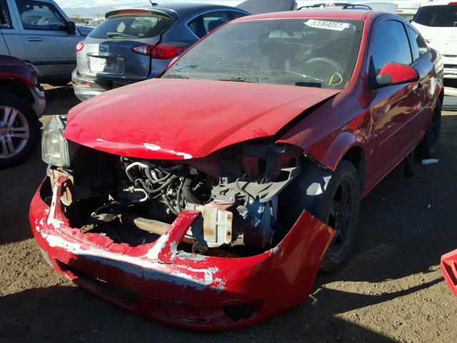 1G2A15F477311676 - 2007 PONTIAC G5 RED photo 2