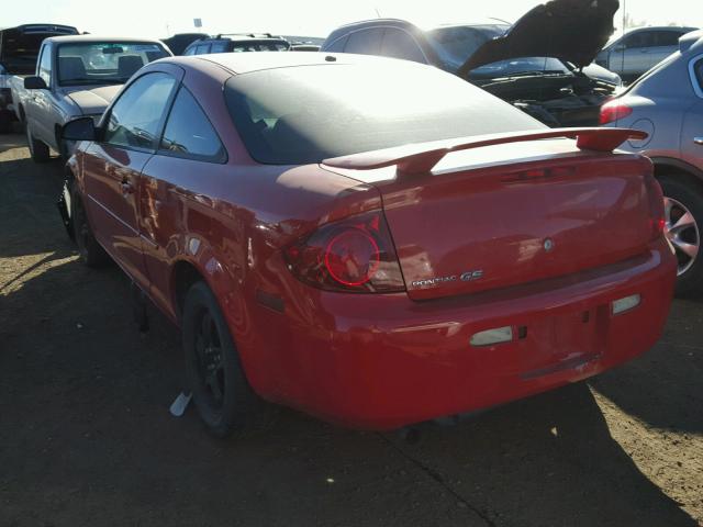 1G2A15F477311676 - 2007 PONTIAC G5 RED photo 3