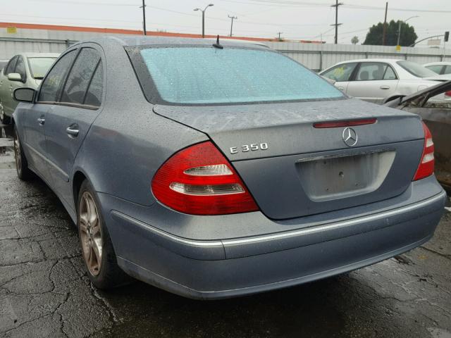 WDBUF56J96A871235 - 2006 MERCEDES-BENZ E 350 BLUE photo 3