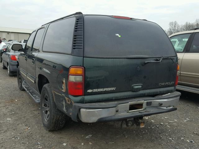 1GNFK16Z13J151404 - 2003 CHEVROLET SUBURBAN K GREEN photo 3