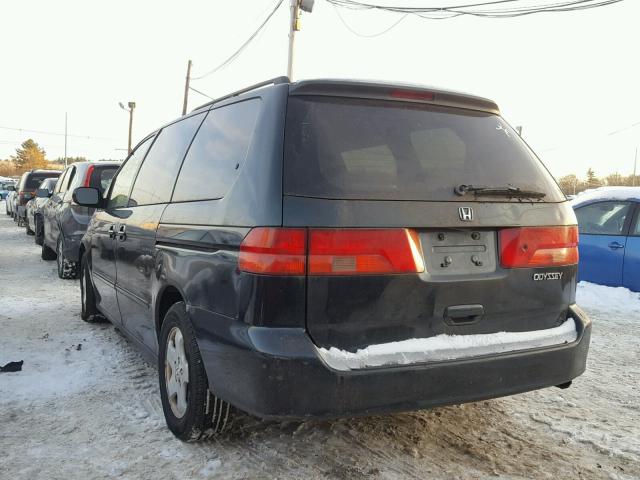 2HKRL18651H523225 - 2001 HONDA ODYSSEY EX GREEN photo 3