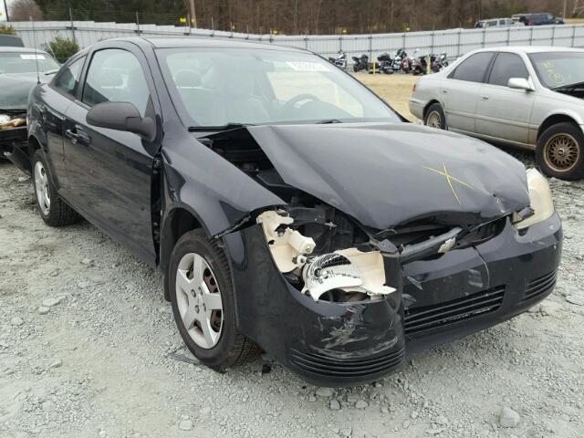 1G1AK15F077361126 - 2007 CHEVROLET COBALT LS BLACK photo 1