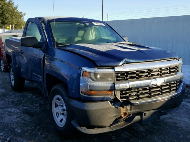 1GCNCNEH3HZ152600 - 2017 CHEVROLET SILVERADO BLUE photo 1