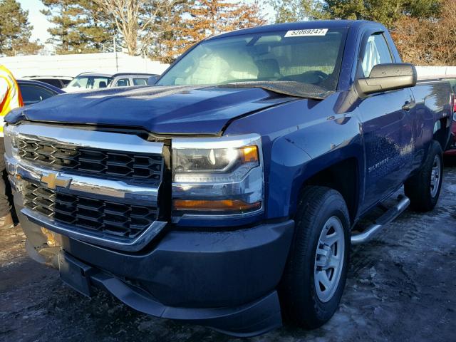 1GCNCNEH3HZ152600 - 2017 CHEVROLET SILVERADO BLUE photo 2