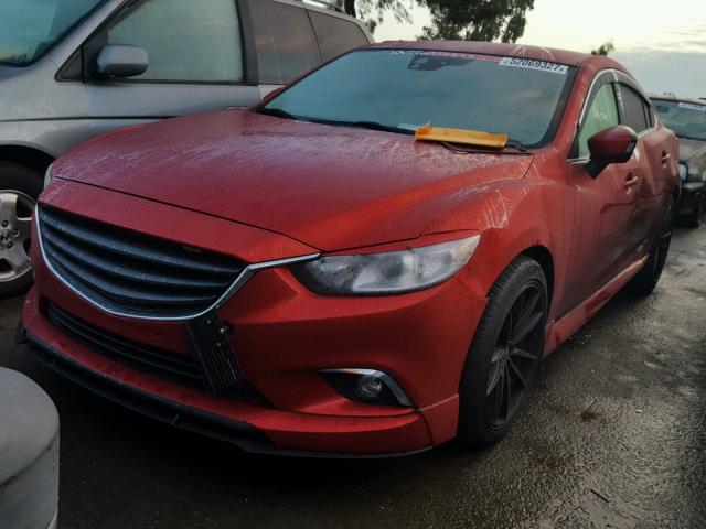 JM1GJ1T6XE1144593 - 2014 MAZDA 6 TOURING RED photo 2