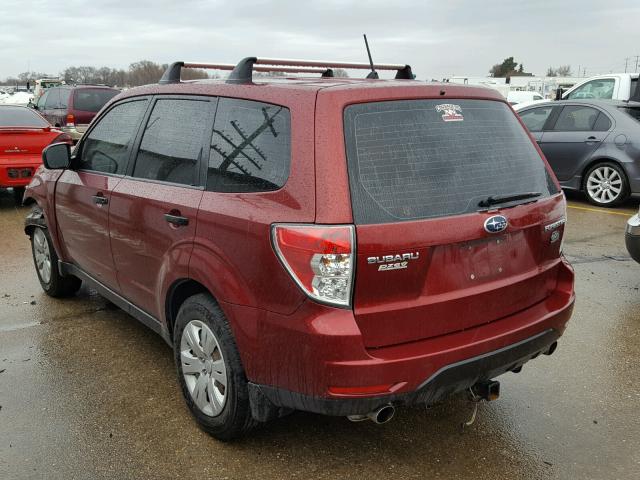 JF2SH616X9H767054 - 2009 SUBARU FORESTER 2 RED photo 3